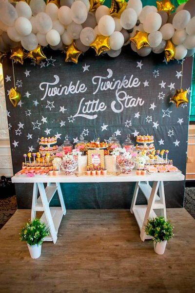 Twinkle, Twinkle, Little Star” Theme Baby Shower